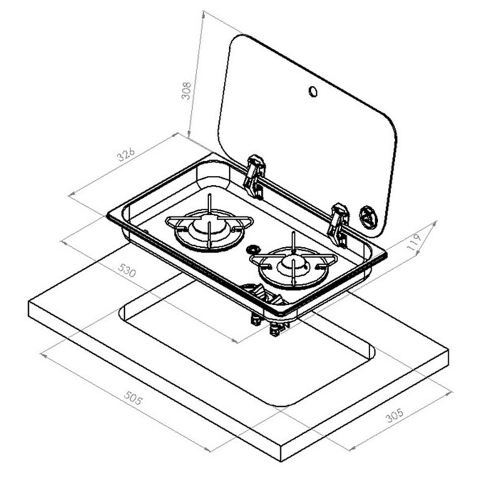 fornello-in-acciaio-inox-con-coperchio-vetro-530x326-mm