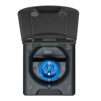 PRESA ESTERNA CHIUSURA MAGNETICA NERA - Fawo