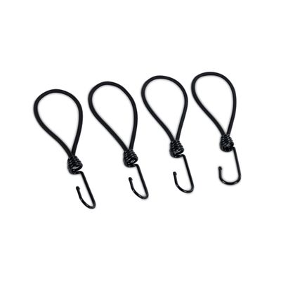 Ganci tendicorda per tenda 12 cm, 4 pz nero - Reimo Tent