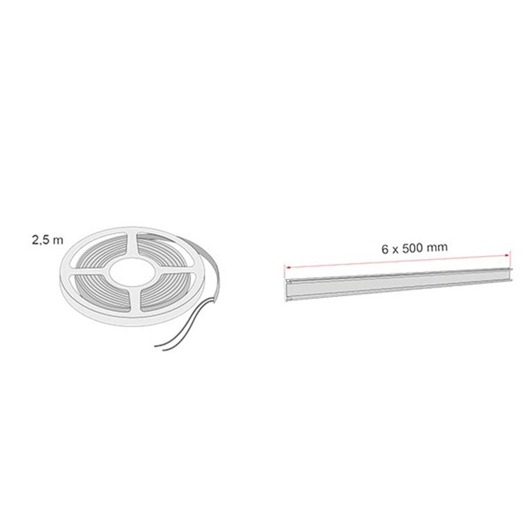 kit led strip awning (f43) - fiamma
