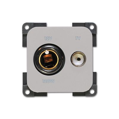 Presa 12 V DIN • TV • grigio chiaro