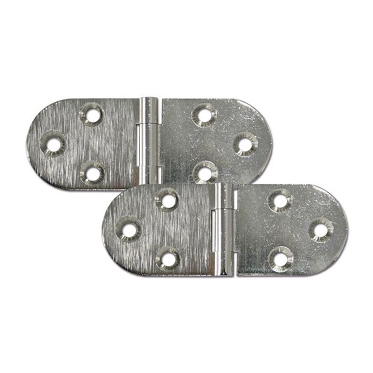 2 cerniere a biscotto cromo • blister
