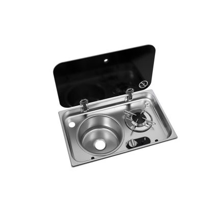 Combinato fornello-lavello 526x326x163 mm 1,8 kW ASO