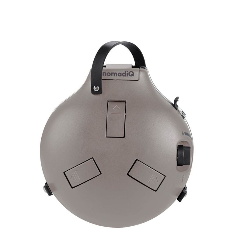 fornello portatile a gas a 2 fuochi grigio - nomadiq