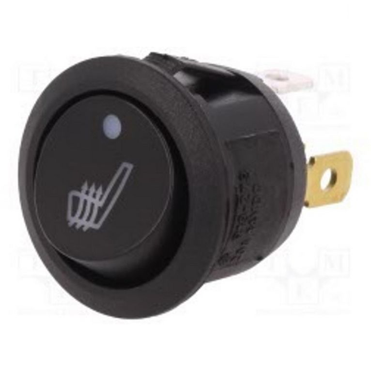 interr.unipo.20a nero led ambra e