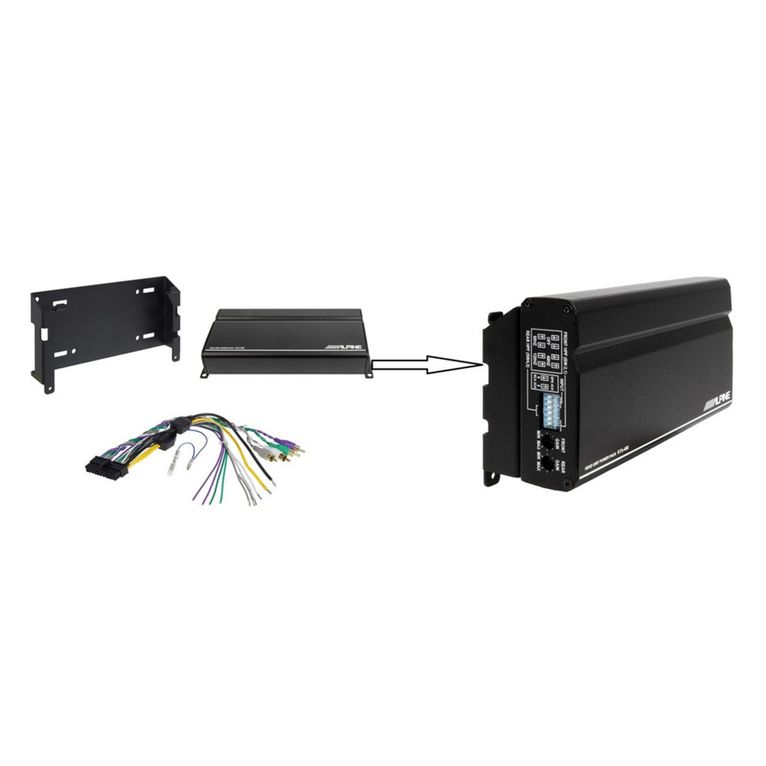 amplificatore power pack 4 x 100 w
