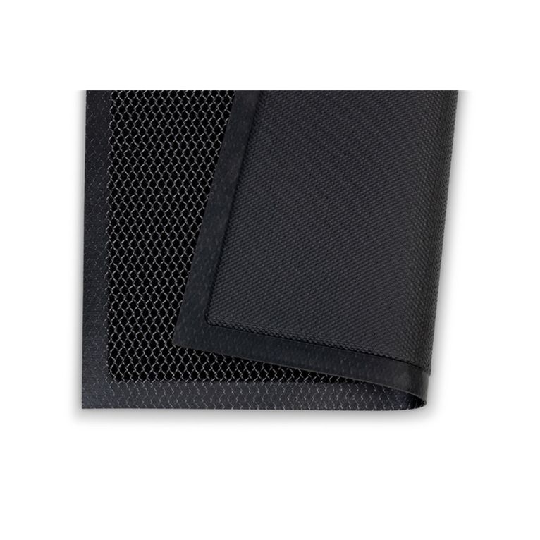 zerbino 60x40 cm nero in poliestere/pvc - camp4