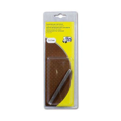 Quadrello per serrature Q7x7 • 95 mm • blister