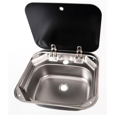Lavello in acciaio inox 415x365x195 mm strutturato