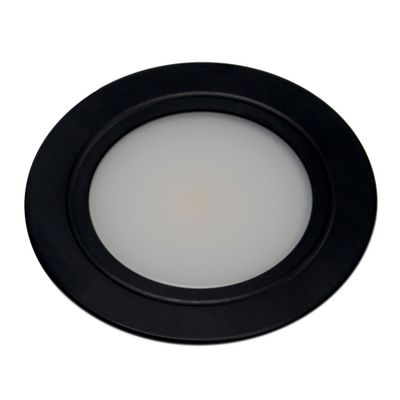 SPOT TON.3W LED COB NERO 3000K+CON