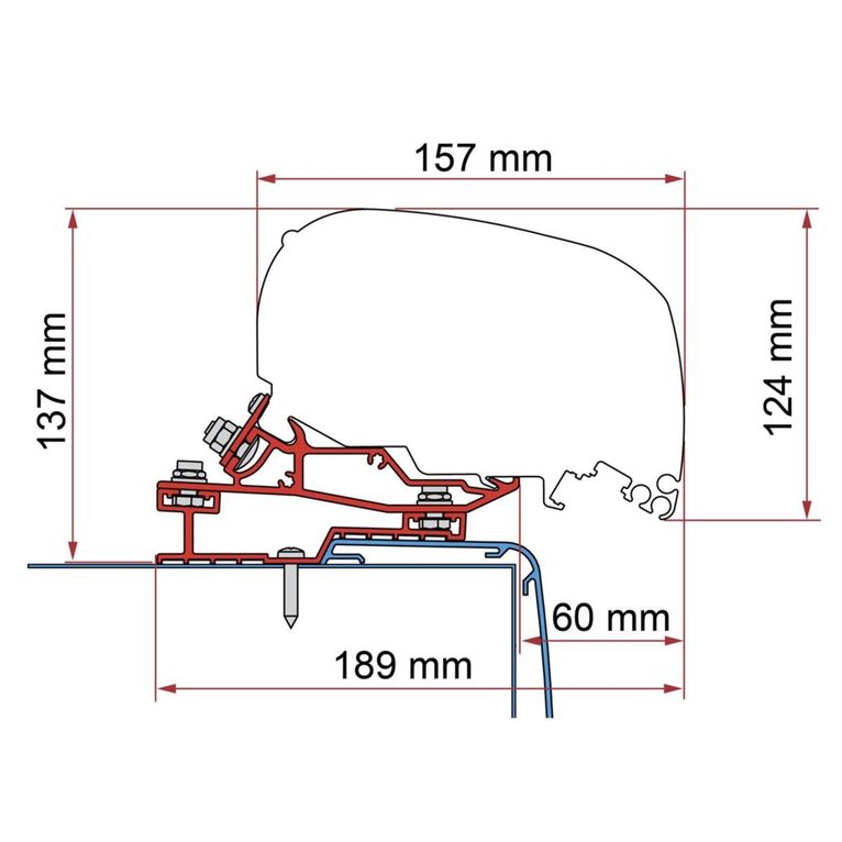 adapter rapido c55i c86i 500 - fiamma