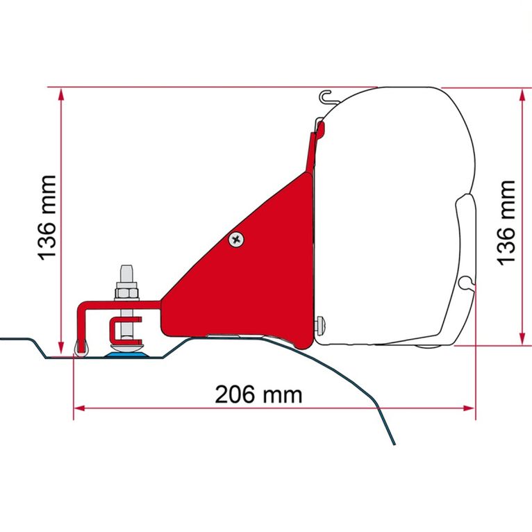 kit ducato >06 h2/l2 (2xl4) x f45s - fiamma