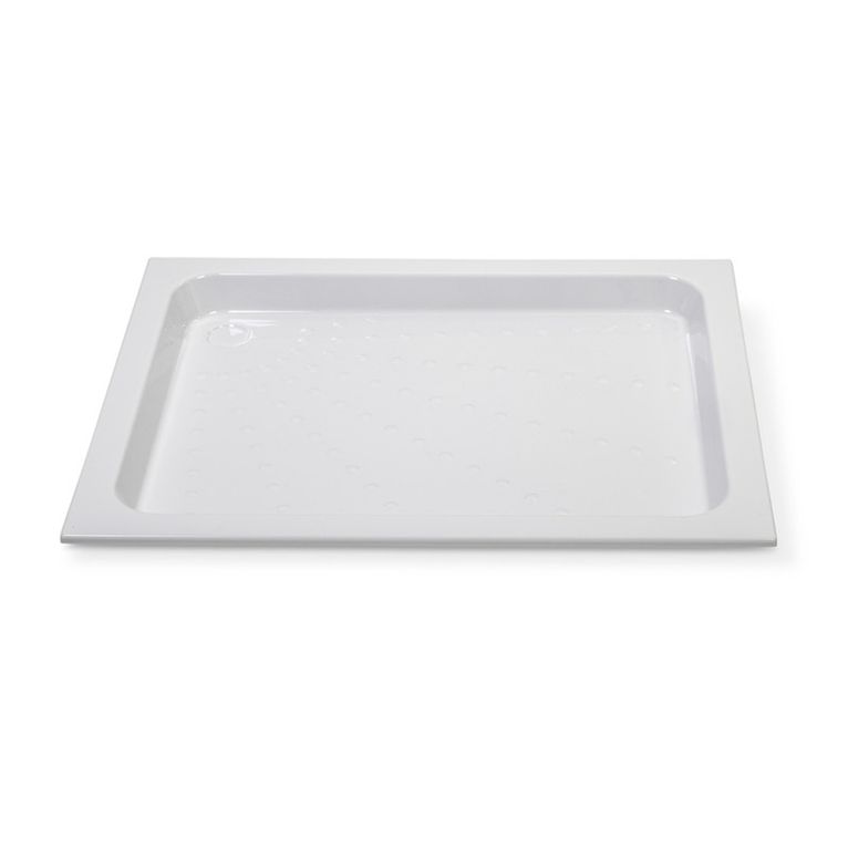 piatto doccia 830x670x59 mm bianco in polistirene