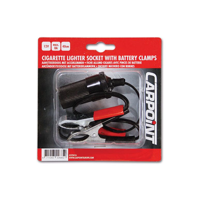presa dc a pinza - 12 v