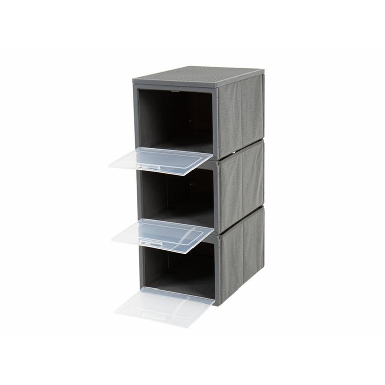 armadietto pieghevole box 3, 30x75x40 cm, 3 scomparti