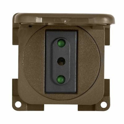 PRESA MP221 230V ITALIANA MARRONE - CBE