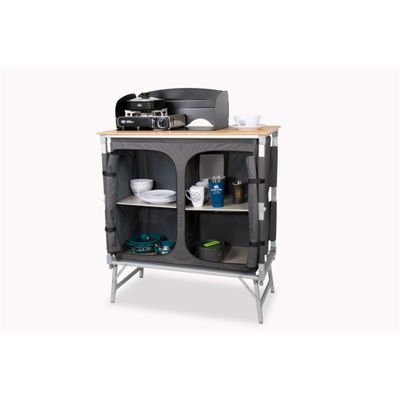 Cucina da campeggio Bamboo Quick High piedi pieghevoli