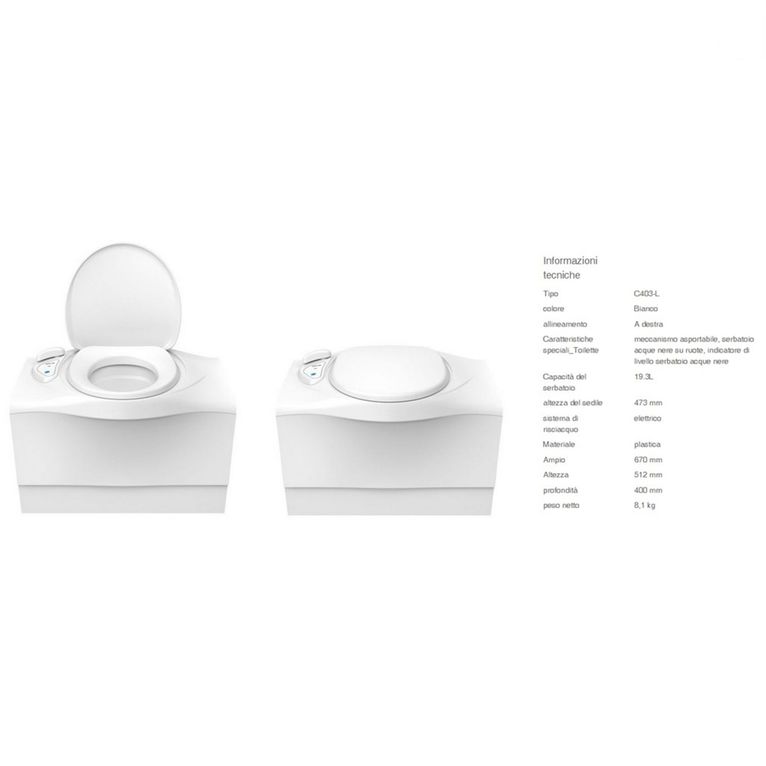 thetford toilette c403cl allinea dx