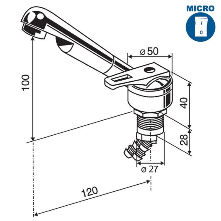 miscelatore ceramik per foro - ø 27 mm