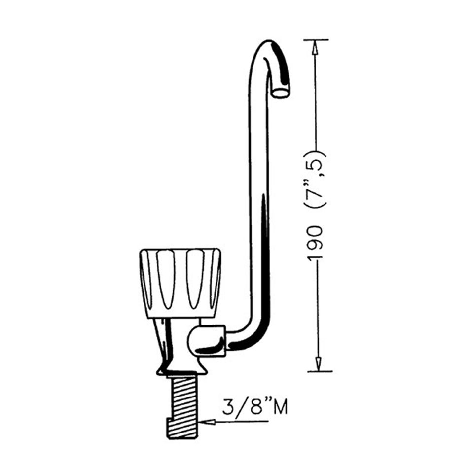 rubinetto-singolo-sinistro-cristal-star-canna-abbattibile