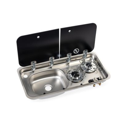 Combinato fornello-lavello 726x346x140 mm piezo