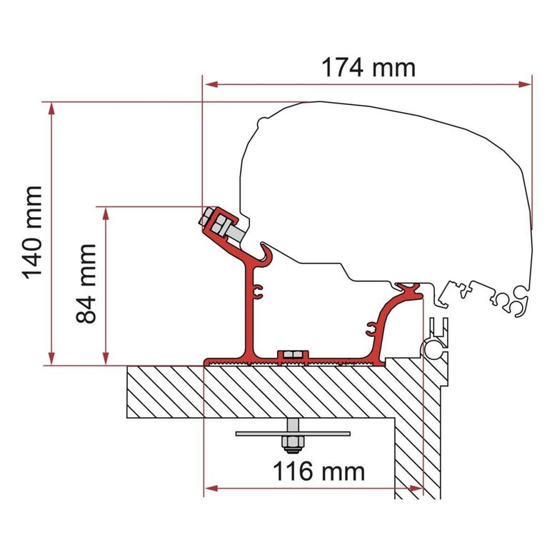 adapter adria caravan 500 - fiamma