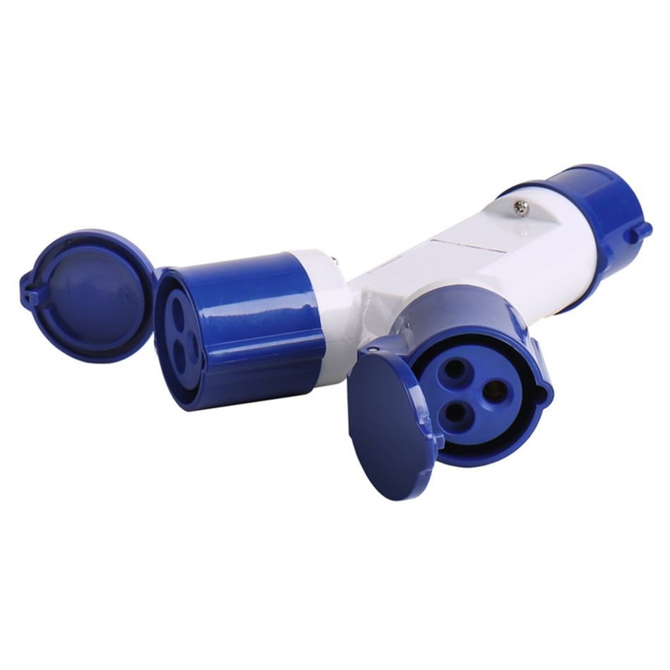 distributore-cee-2-prese-con-coperchio-carbest