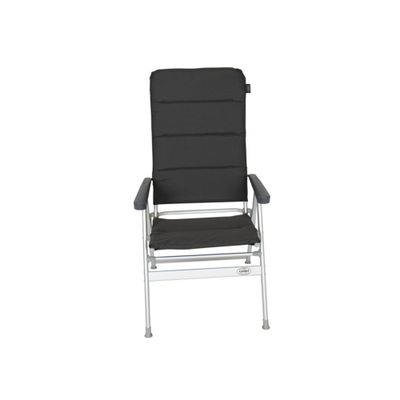 Sedia pieghevole Grenoble imbottita nero/argento - Camp4