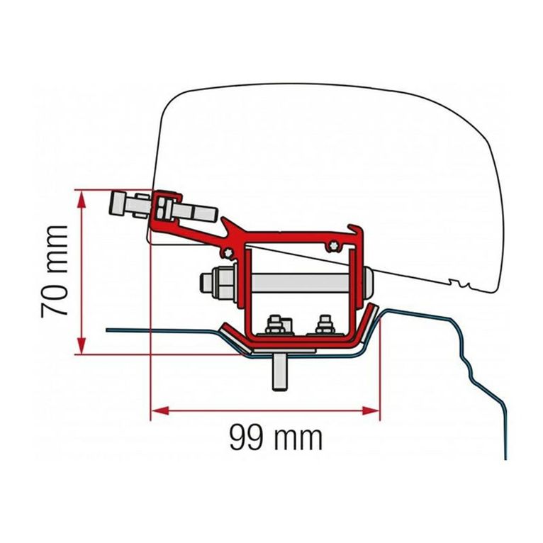 kit f40 trafic l2 dal 2014 nero - fiamma