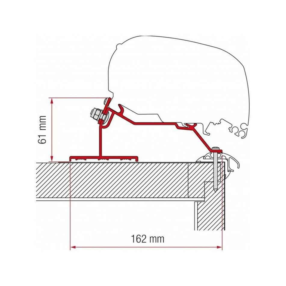 adapter-f80-slash-f65-caravan-roof-500-cm-dethls-slash-fendt-slash-lmc-slash-t