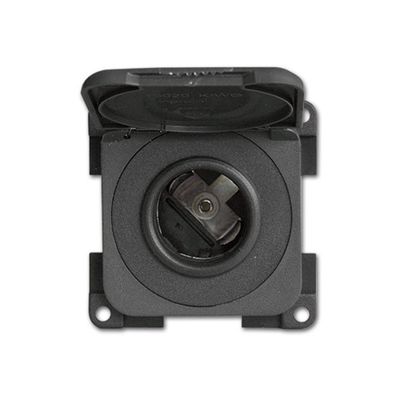 Presa DC con coperchio • 12 V • grigio