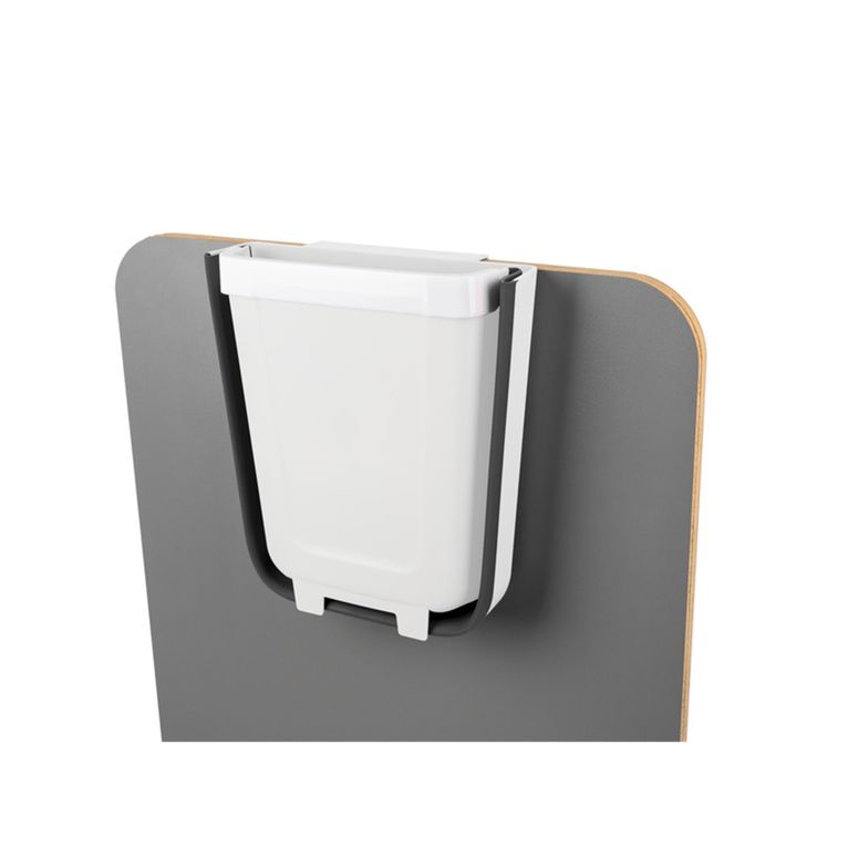 pattumiera pieghevole 5 l grigio/antracite - camp4