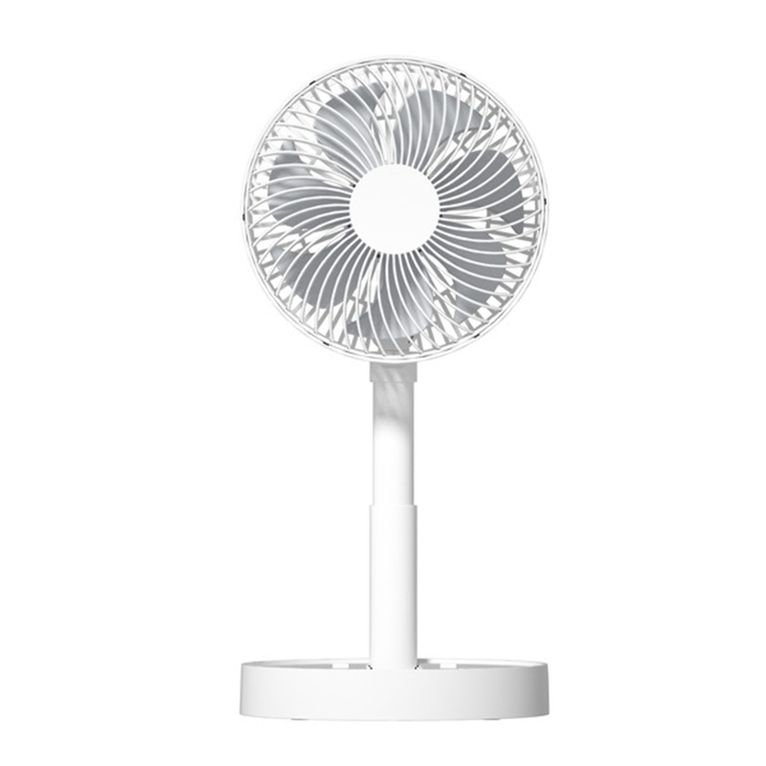 ventilatore da tavolo con batteria 19x19x40 cm - carbest