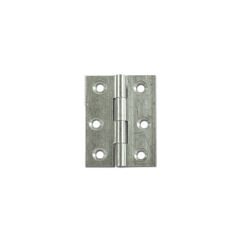 cerniera piana cromata - 40 x 35 mm