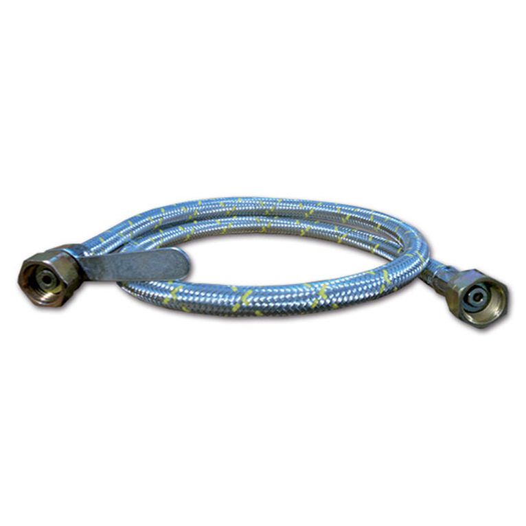 manichetta flessibile • raccordo acciaio • 1 m