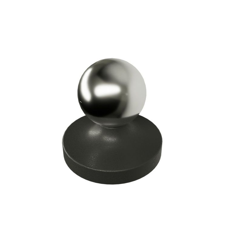 base sfera lampada tavolo nera