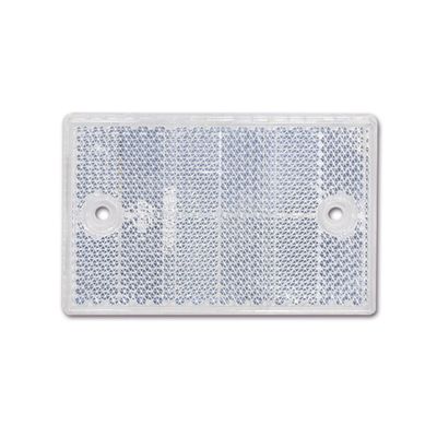 Catadiottro con fori • bianco • 115 x 75