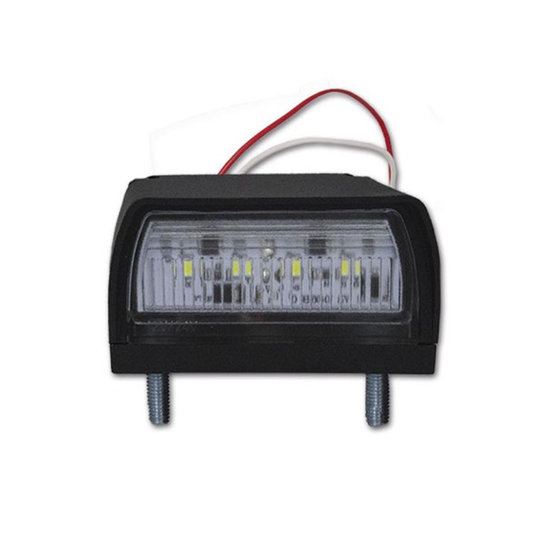 luce targa led 12/24 v
