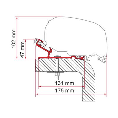 Adapter Hymer 450 - Fiamma