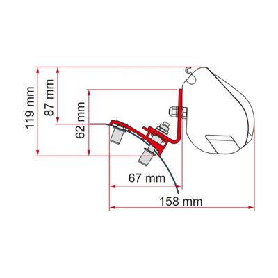 KIT STELLANTIS PER F35-F35PRO - H1 - Fiamma