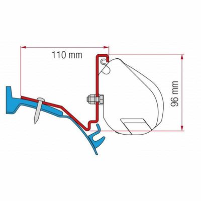 KIT F35 PRO FORD CUSTOM CAPLAND/CAPFUN - Fiamma