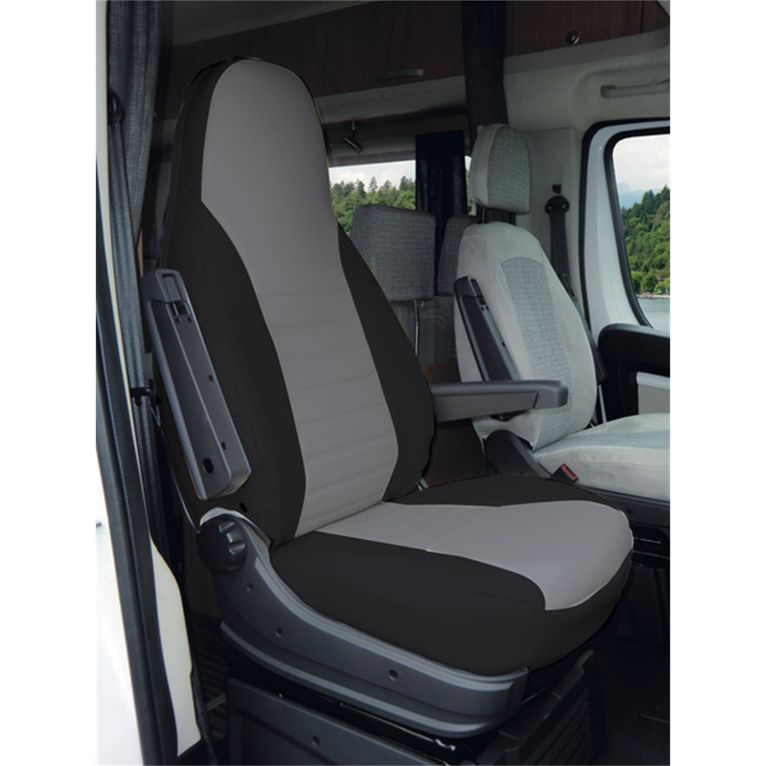 coprisedili 2 pz beige/grigio t6/t6.1 california 2015+