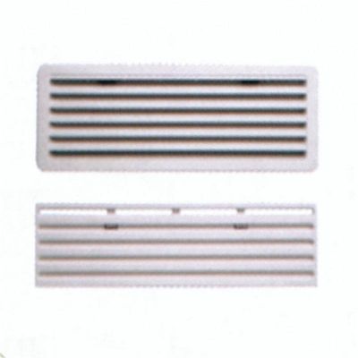GRIGLIA ESTERNA DI VENTILAZIONE NERA PICCOLA 483X186 MM.