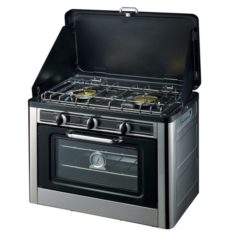 cucina a gas con forno 50 mbar piezo - camp4