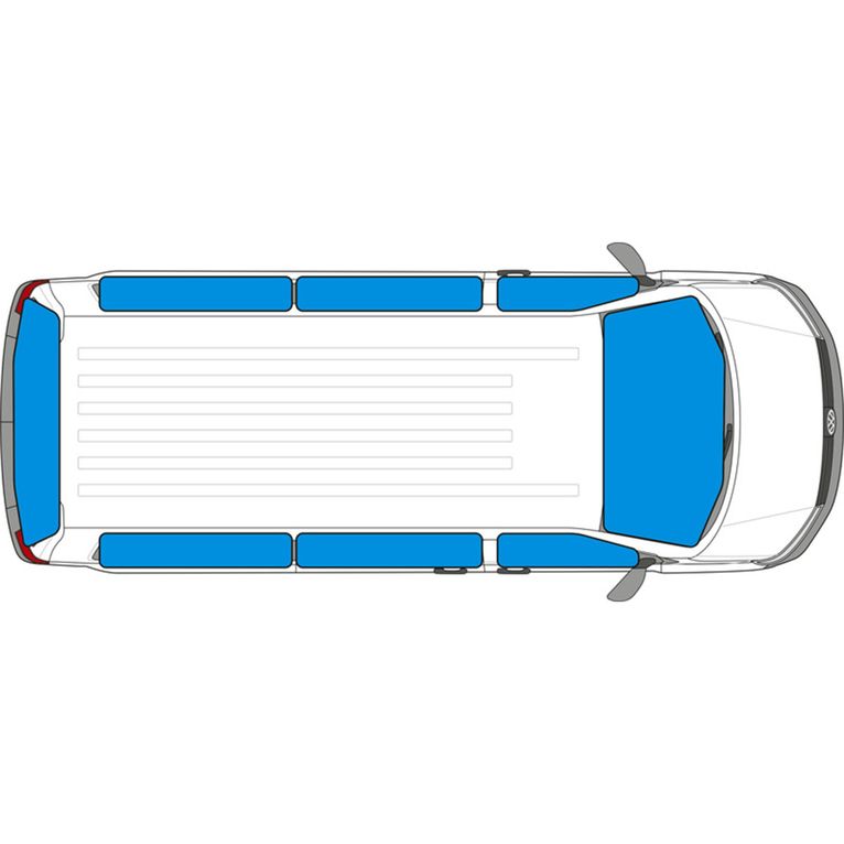 set oscuranti termici vw caddy 5 pc dal 2021, 8 pezzi