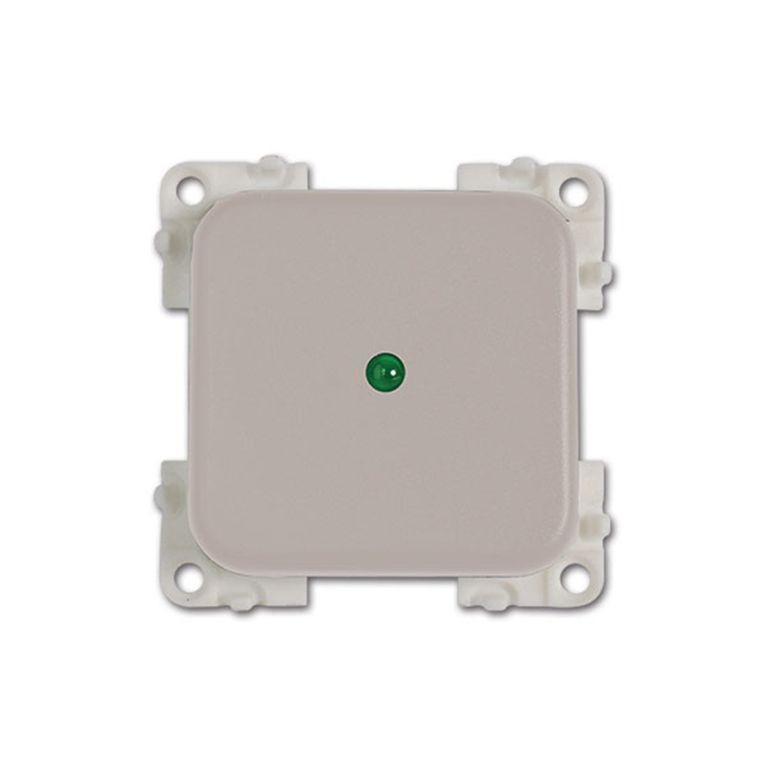 interruttore con led • 12 v • verde / grigio chiaro