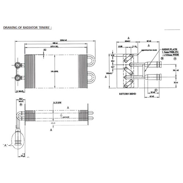 radiatore per ris260