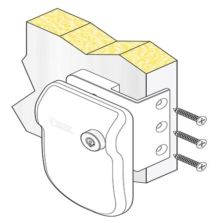 blocco di sicurezza safe door frame grey - fiamma