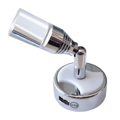 SPOT LED 12VDC 1W,LUCE 4000K+BLU, C FAA2CRRB-U