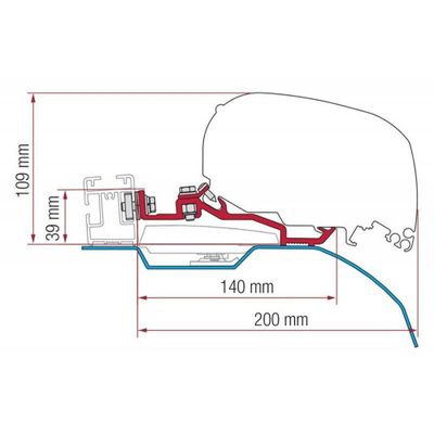KIT SMART CLAMP DUCATO F80S - Fiamma